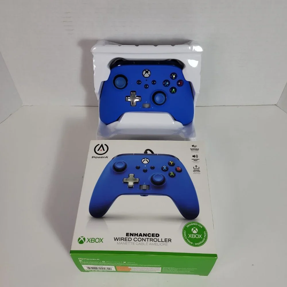 Power A Wired Controller For Xbox Series Bold Blue